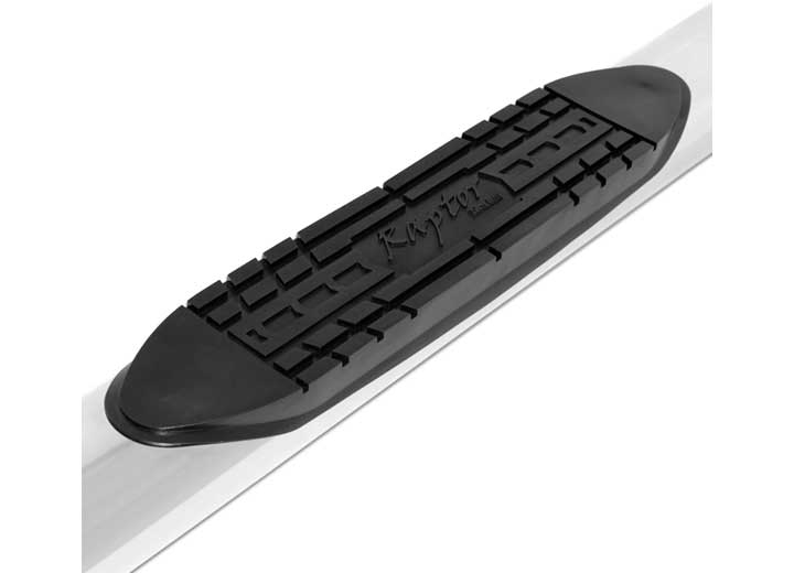 RAPTOR SERIES 5-INCH OEM STYLE CURVED OVAL SIDE STEP BARS POLISHED STAINLESS STEEL 2019-2024 GM