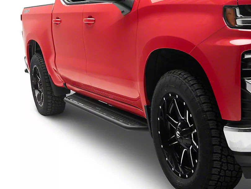 GO RHINO DOMINATOR XTREME D6 SIDE STEP BARS TEXTURED BLACK 2019-2024 GM 1500