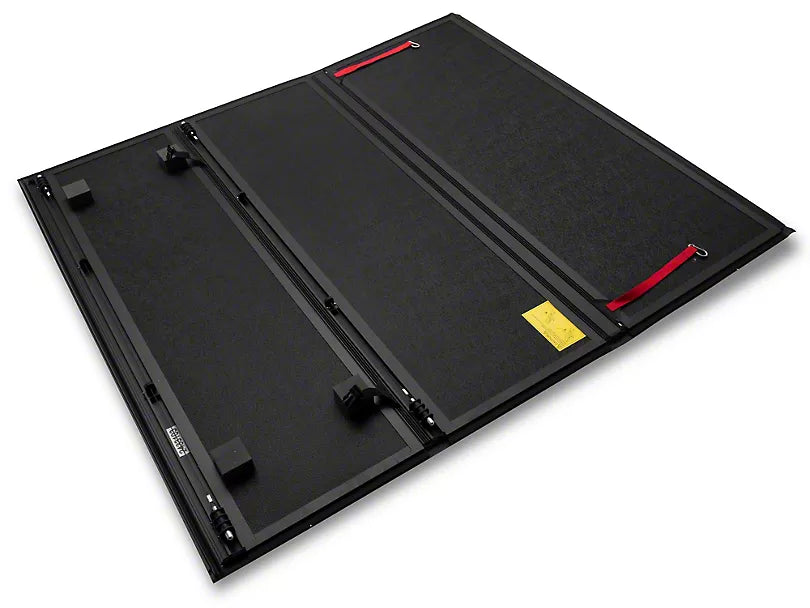 ROUGH COUNTRY HARD LOW PROFILE TRI-FOLD TONNEAU COVER 2019-2024 GM 1500 SHORT BED