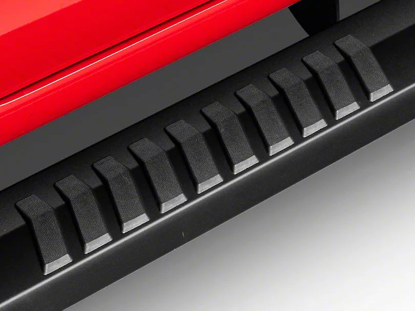 RAPTOR SERIES 6-INCH OEM STYLE SLIDE TRACK RUNNING BOARDS TEXTURED BLACK 2019-2024 GM 1500 CREW CAB