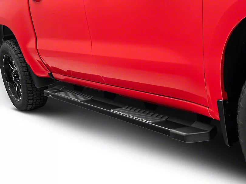 RAPTOR SERIES 6-INCH OEM STYLE SLIDE TRACK RUNNING BOARDS TEXTURED BLACK 2019-2024 GM 1500 CREW CAB