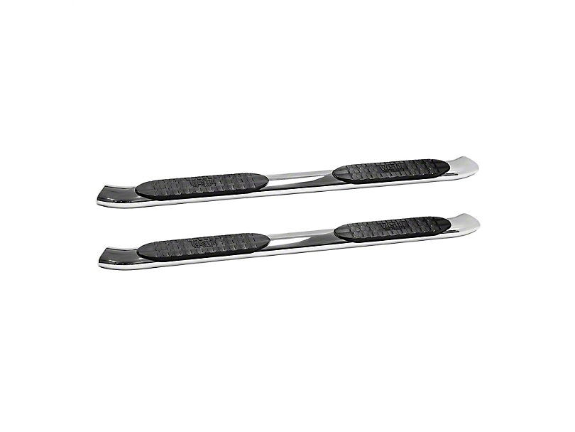 WESTIN PRO TRAXX 5-INCH OVAL SIDE STEP BARS POLISHED STAINLESS STEEL 2019-2024 GM 1500
