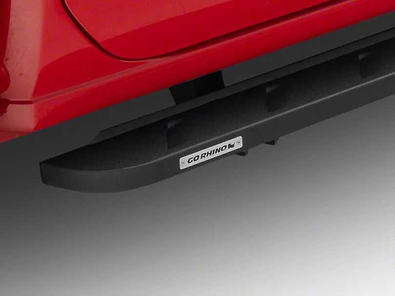 GO RHINO RB10 SLIM RUNNING BOARDS TEXTURED BLACK 2019-2024 GM 1500