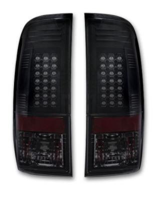 RECON 264176BK SMOKED REAR TAIL LIGHTS 2008-2016 FORD SUPER DUTY