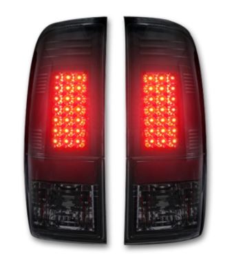 RECON 264176BK SMOKED REAR TAIL LIGHTS 2008-2016 FORD SUPER DUTY