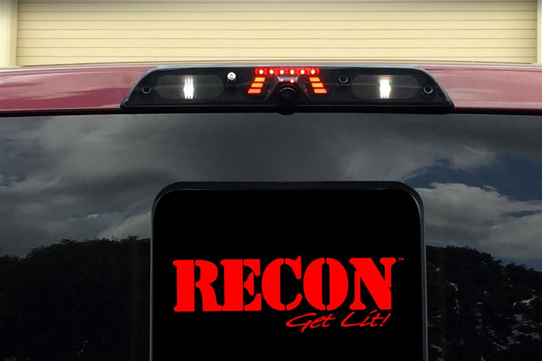 RECON ACCESSORIES 264129CAMBK 2017-2024 FORD SUPER DUTY THIRD BRAKE LIGHT