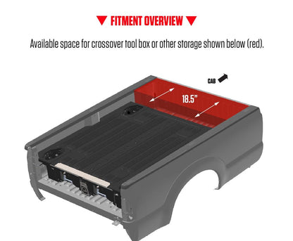 DECKED DS4 2017-2024 FORD SUPER DUTY LONG BED DRAWER SYSTEM