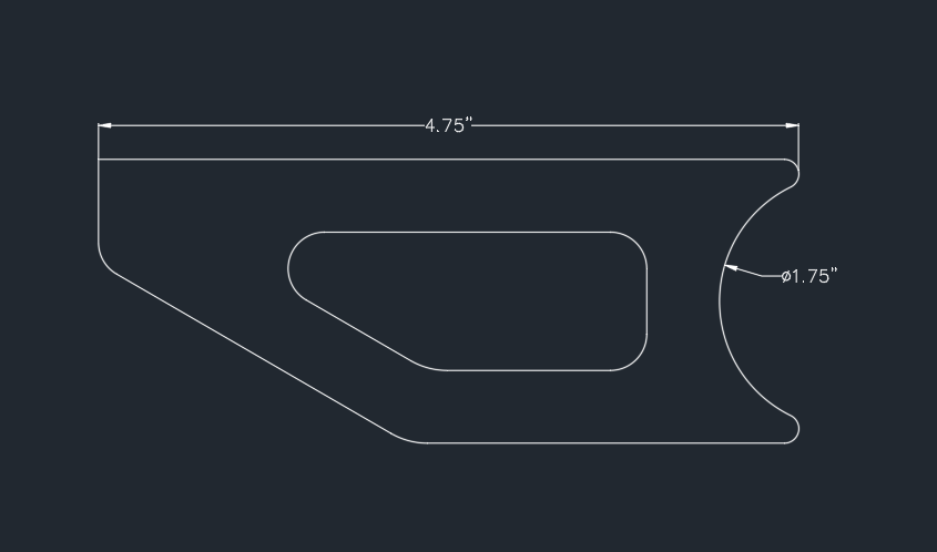 TUBE CHASSIS FLAT MOUNT