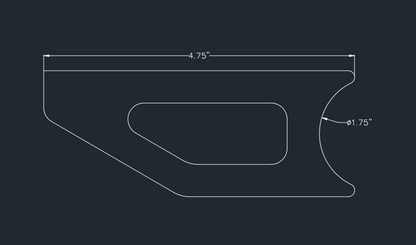 TUBE CHASSIS FLAT MOUNT