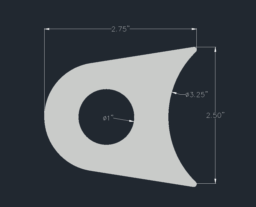 WELD ON AXLE TIE DOWN BRACKET