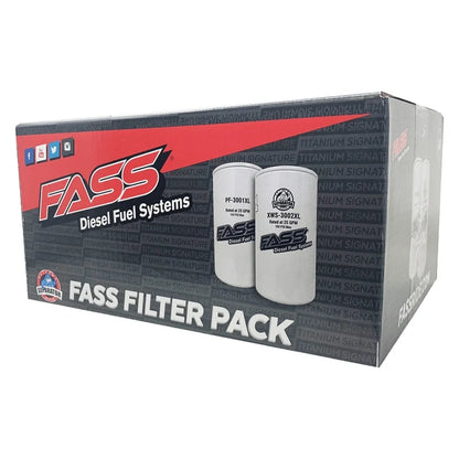 FASS FUEL SYSTEMS TITANIUM/SIGNATURE SERIES XL WATER SEPARATOR & FUEL FILTER PACK