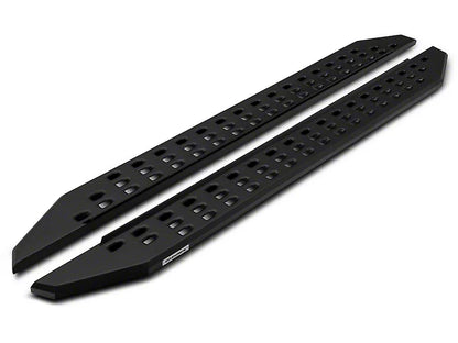 GO RHINO RB20 RUNNING BOARDS TEXTURED BLACK 2019-2024 GM 1500 CREW CAB