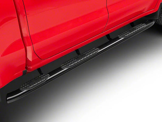 WESTIN PRO TRAXX 5-INCH WHEEL-TO-WHEEL OVAL SIDE STEP BARS BLACK 2019-2024 GM 1500