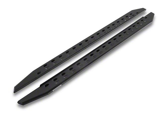 GO RHINO RB20 SLIM RUNNING BOARDS TEXTURED BLACK 2019-2024 GM 1500 CREW CAB