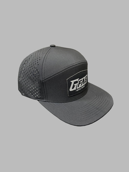 LEATHER PATCH FLAT BILL HAT