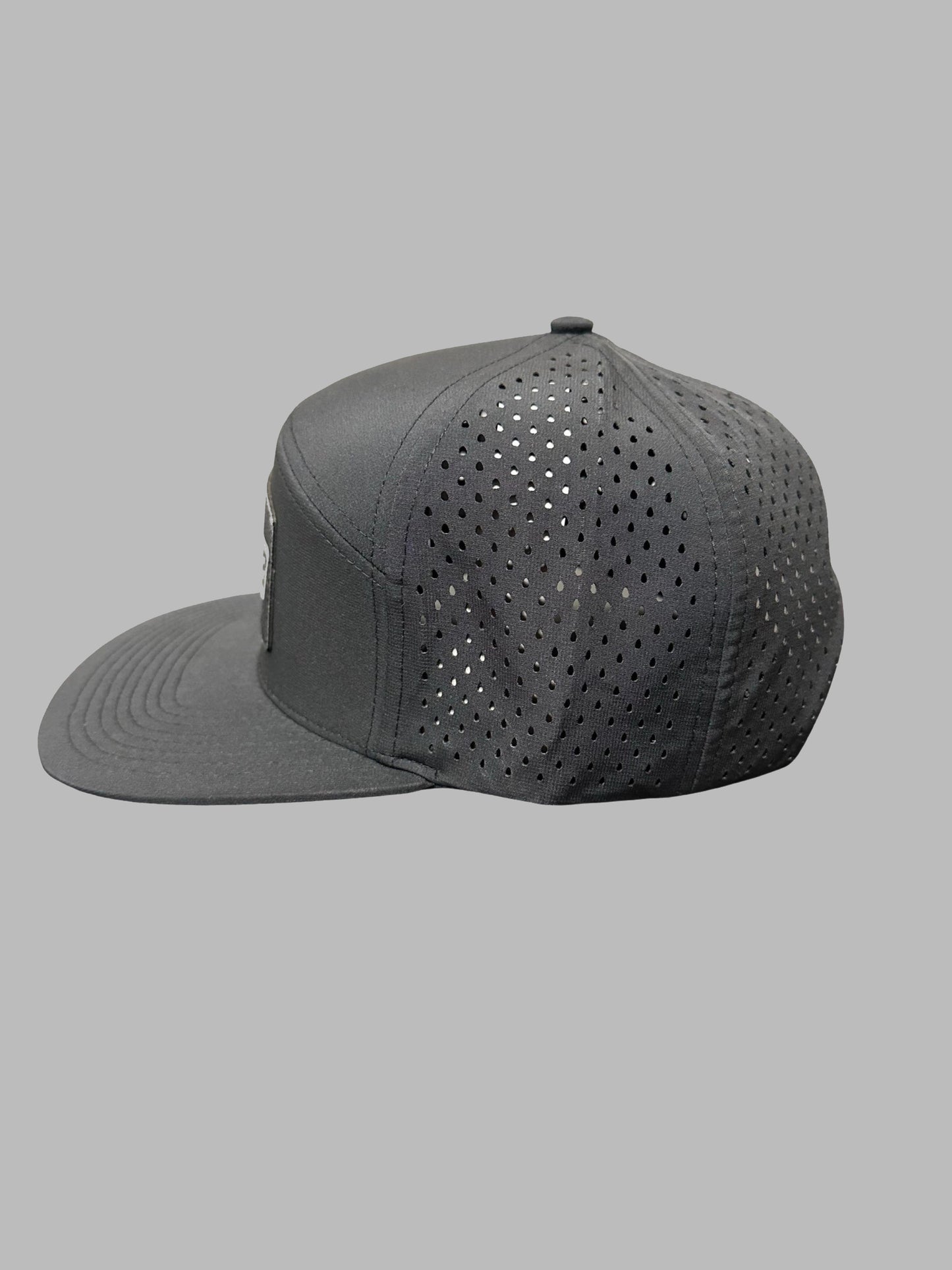 LEATHER PATCH FLAT BILL HAT